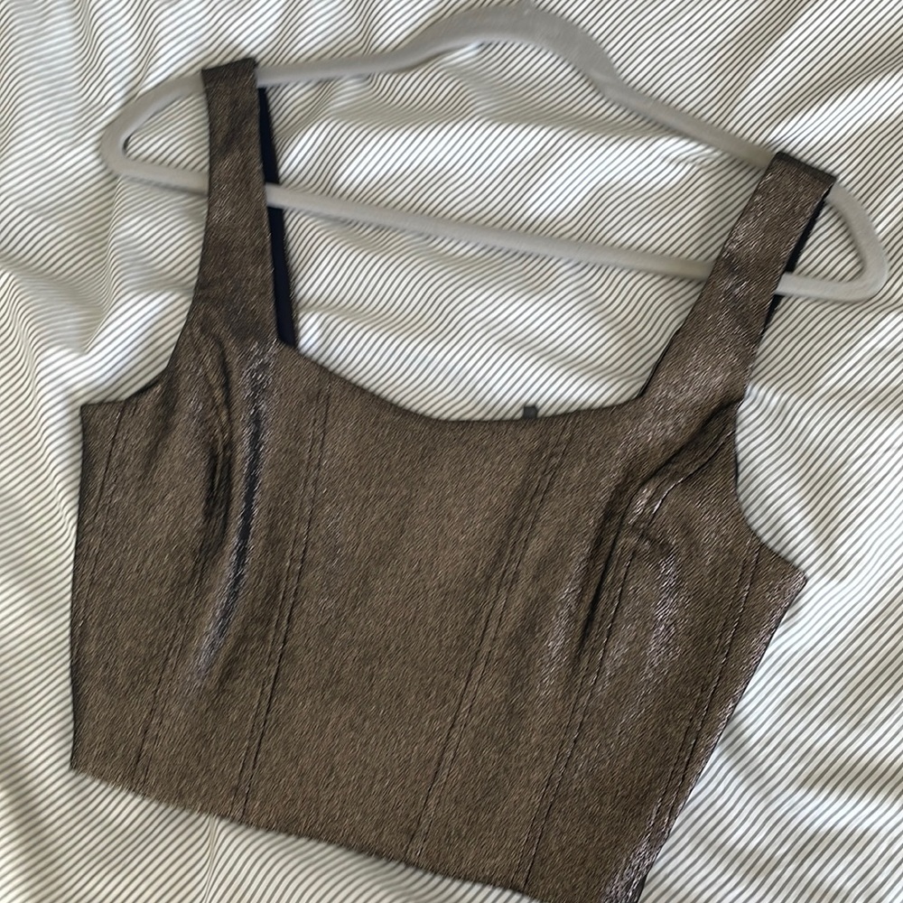 Dynamite corset crop top
